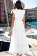 Длинное пляжное платье прошва Fresh Cotton 21F-030C 42(S) Белый - изображение 3