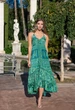 Довгий шовковий сарафан для пляжу Fresh Cotton 21F-033/2 S One Size Зелений - зображення 1