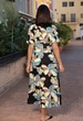 Жіноче плаття з квітами Indiano 21NI-376 C 50(XXL) Принт - зображення 2