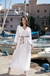 Длинное пляжное платье с вышивкой прошва Fresh Cotton 21F-046C 44(M) Белый - изображение 1