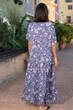 Широкое платье длинное в пол Indiano 21NI-368 V M/L Принт - изображение 3