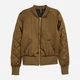 Бомбер женский H&M 0314522_корич 32 Коричневый (LD2000000853116_KAY2000000853116) - изображение 2
