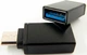Адаптер Dengos USB Type-C - USB Black (ADP-009) - зображення 4