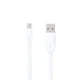 Кабель USB Optima Flat Speed MicroUSB (C-014) White - изображение 1