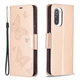 Чохол UniCase Butterfly Pattern для Xiaomi Poco F3 / Redmi K40 / Redmi K40 Pro / Mi 11i - Rose Gold - зображення 2