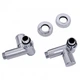 Кран кутовий під ТЕН Laris 1/2" - 1/2" для рушникосушок (LX-2044) - зображення 1
