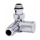Кран кутовий під ТЕН Laris 1/2" - 1/2" для рушникосушок (LX-2044) - зображення 2