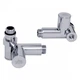 Кран кутовий під ТЕН Laris 1/2" - 1/2" для рушникосушок (LX-2044) - зображення 5