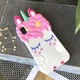Чехол 3D Toy для Iphone XR бампер резиновый Единорог White - зображення 2