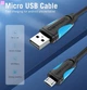 Кабель Vention USB-A 2.0 — microUSB B, 1.5 м Black (VAS-A04-B150-N) (59625004) - зображення 5