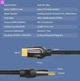 Кабель Vention HDMI-HDMI, 2 м v2.0 (VAA-B05-B200) (43387920) - изображение 9