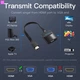 Переходник Vention Flat HDMI-VGA, 0.2 м со звуком и питанием (ACKBB) (43387608) - изображение 6