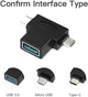 Перехідник Vention USB 3.0 Type-C / USB 3.0 OTG AF / microUSB Bм (CDIB0) (64619982) - зображення 10