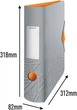 Папка-регистратор Leitz Active Urban Chic 180° A4 82мм Серая (1116-00-88) - изображение 4