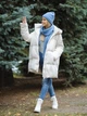 Комплект женский (шапка и шарф) SVTR 933 One size джинс (SVTR 933) - изображение 5