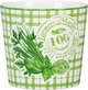 Кашпо для квітів Scheurich Herbs Farmers Білий із салатовим 11.8 х 13.7 см (4002477604558) - зображення 1
