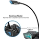 Микрофон Promate Streamer LED, USB Blue (streamer.blue) - изображение 6