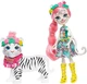 Кукла Mattel Энчантималс Белый тигр Тэдли и Китти Enchantimals Tadley Tiger Doll and Kitty Animal Friend (GFN57) - изображение 1