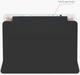 Силіконовий чохол обкладинка Transparent + Pencil Holder BBM1 для iPad 10 2022/2024 10,9"/iPad 11" 2025 (A16) Чорний - зображення 8