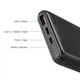 Павербанк Baseus 18W Quick Charge 10000mAh|USB/Type-C//Micro|для MacBook/iPad/iPhone/ Xiaomi/ Samsung/Huawei black - изображение 5