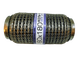 Гофра глушника 60Х180 посилена Interlock кольчуга (3 шари, короткий фланець/нерж.сталь) EuroEx - зображення 1