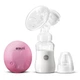 Электрический молокоотсос Bebumi BS Eco (A pink) с силиконовой соской - изображение 1