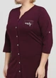 Халат Wild Love XL бордовый 82379 - изображение 3