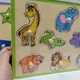 Вкладыши Монтессори Viga Toys Дикие животные, деревянный пазл для малышей (50019) - изображение 5