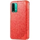 Шкіряний чохол книжка GETMAN Mandala (PU) для Xiaomi Redmi Note 9 4G / Redmi 9 Power / Redmi 9T Червоний (00000047190_2) - зображення 5