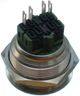 Кнопка антивандальная VJ Parts d32mm резьба 28mm h34mm 4 контакта, арт.кн583 - изображение 2
