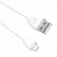 USB Cable Baseus Small Pretty Waist iPhone 8 (CALMY-02) White 1m - изображение 1
