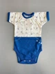 Боді-футболка Veres Little Bear blue 74см Синій з молочним - зображення 1