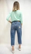 Джинсы PULL&BEAR GIRLENJOY 38 синий 2002/2 - изображение 2