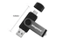 USB Флешка 2в1 128ГБ TYPE-C/USB 2.0 для телефона, компьютера OTG Kingstick 128GB Черный - изображение 2
