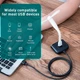 HUB адаптер Baseus Square Round USB 3.0 to USB 2.0 3-ports переходник хаб (CAHUB-AY01) - изображение 4