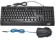 Комплект (Клавиатура + мышь) UKC M710 Zeus проводная игровая с подсветкой клавиш набор игровой Черный (10036) - изображение 3