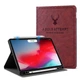Чохол обкладинка + Pencil Holder BBM1 DEER для iPad Pro 11" 2020 Коньячний - зображення 1