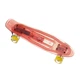 Пенни борд (Penny Board) 850, Колеса и дека светящиеся, красный - изображение 1