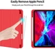 Силиконовый чехол обложка + Pencil Holder BBM1 для iPad Pro 11’’ 2020/2021 Красный - изображение 5