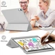 Силиконовый чехол обложка + Pencil Holder BBM1 для iPad Air 4 2020/Air 5 2022 10,9"/Air 11" 2024(M2)/2025(M3)/2026(M4) Серый - изображение 2