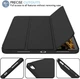 Силиконовый чехол обложка + Pencil Holder BBM1 для iPad Air 4 2020/Air 5 2022 10,9"/Air 11" 2024(M2)/2025(M3)/2026(M4) Черный - изображение 11