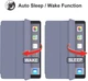 Силиконовый чехол обложка + Pencil Holder BBM1 для iPad Air 4 2020/Air 5 2022 10,9"/Air 11" 2024(M2)/2025(M3)/2026(M4) Серо-фиолетовый - изображение 4