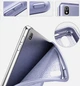 Силиконовый чехол обложка + Pencil Holder BBM1 для iPad Air 4 2020/Air 5 2022 10,9"/Air 11" 2024(M2)/2025(M3)/2026(M4) Серо-фиолетовый - изображение 10