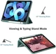 Силиконовый чехол обложка + Pencil Holder BBM1 для iPad Air 4 2020/Air 5 2022 10,9"/Air 11" 2024(M2)/2025(M3)/2026(M4) Темно-зеленый - изображение 2