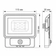 LED прожектор VIDEX 10W 5000K Сенсорний - изображение 3