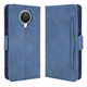 Чехол-книжка с кармашками Deexe Wallet Stand для Nokia G10 / G20 - Blue - изображение 2