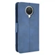 Чехол-книжка с кармашками Deexe Wallet Stand для Nokia G10 / G20 - Blue - изображение 4