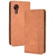 Чехол-книжка Deexe Retro Style для Samsung Galaxy Xcover 5 (G525) - Brown - изображение 1