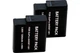 2-Pack AHDBT-501 комплект из 2 аккумуляторов KingMa для GoPro AHDBT-501 (2 x 1260 mAh) - изображение 1