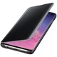 Оригинальный защитный Чехол-книжка Samsung Clear View Cover (S-view Flip) EF-ZG973CBEGRU для Samsung Galaxy S10 Черный - изображение 2